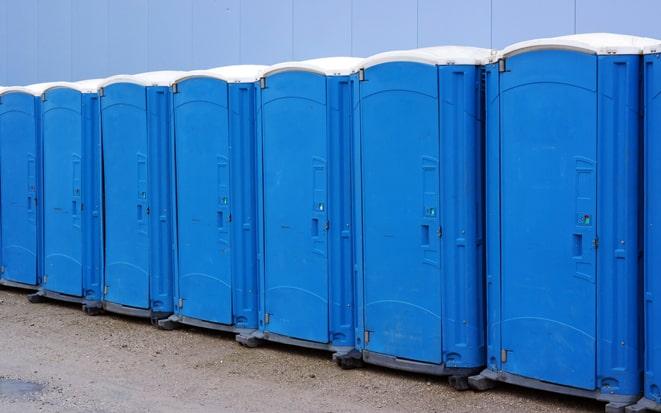 portable toilet rented for festival